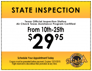 Triple A Muffler-Coupon-State Inspection